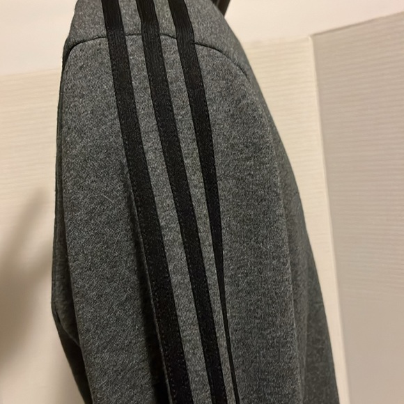Adidas Men’s Essentials Fleece 3-Stripes Sweatshirt - Picture 7 of 10
